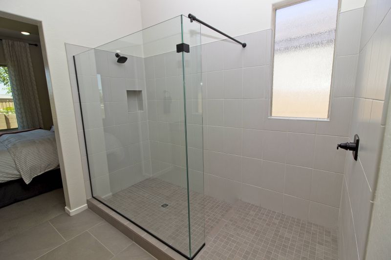 Open Shower with Niche Storage